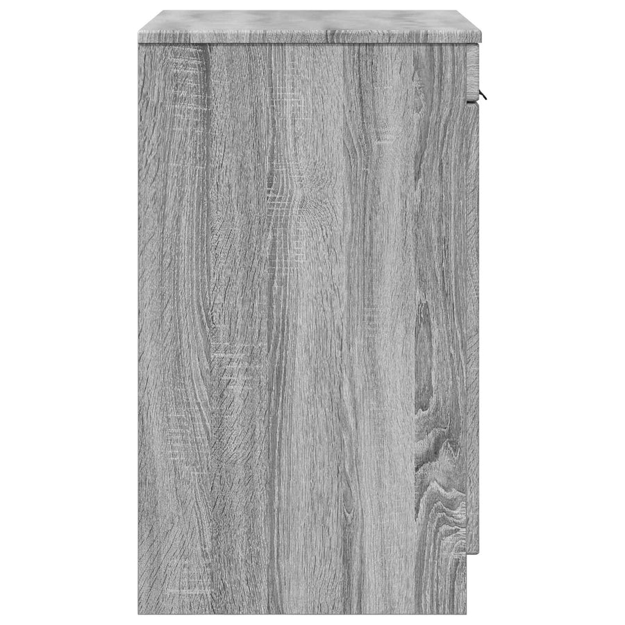 Badkamerkast Grijs Sonoma 54 x 41 x 70 cm Bewerkt hout