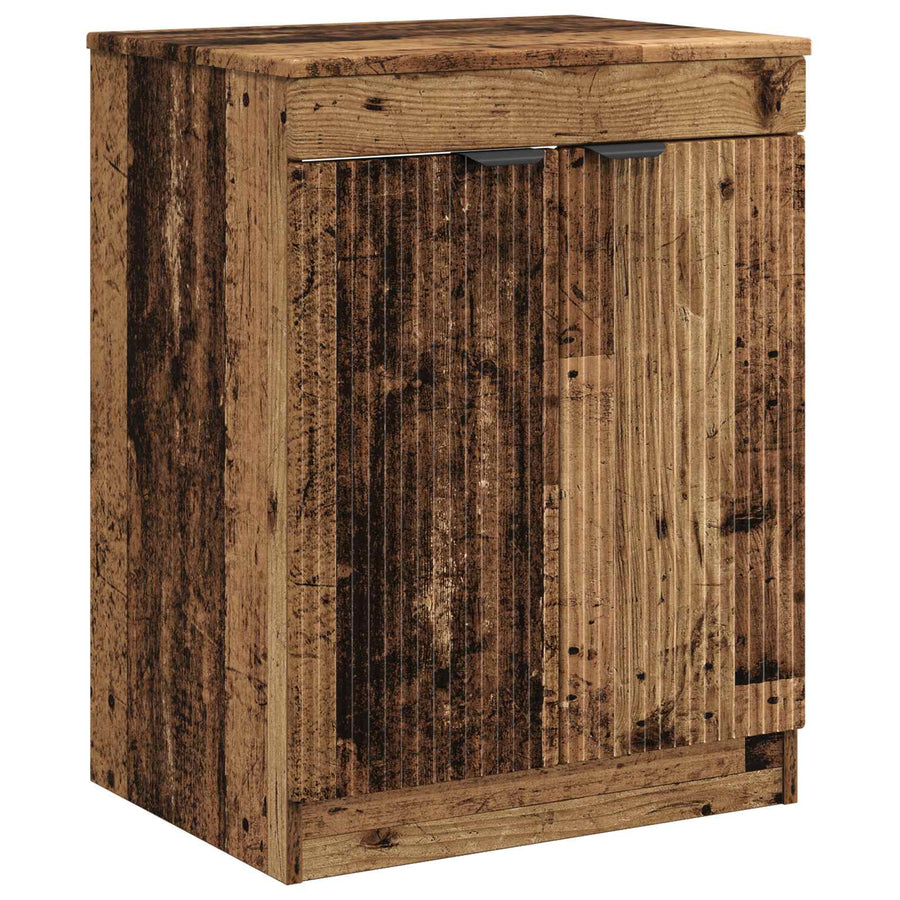 Badkamerkast Oud hout 54 x 41 x 70 cm Bewerkt hout