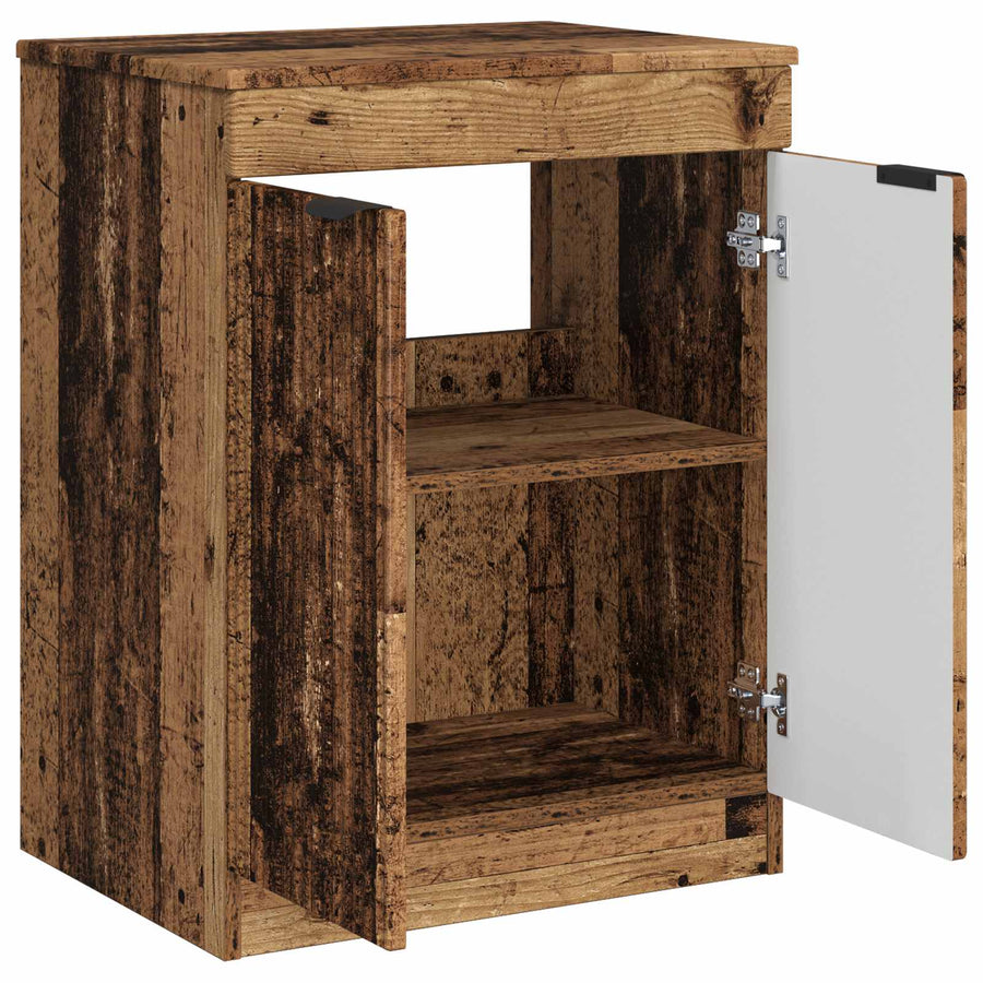 Badkamerkast Oud hout 54 x 41 x 70 cm Bewerkt hout