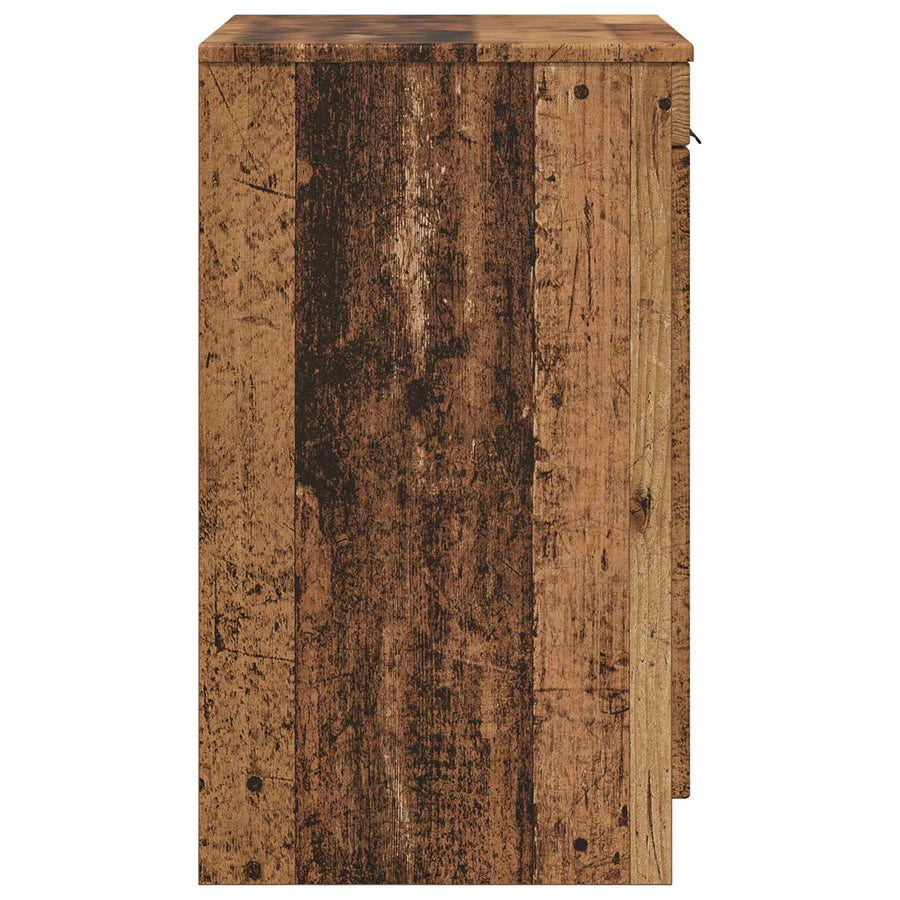 Badkamerkast Oud hout 54 x 41 x 70 cm Bewerkt hout