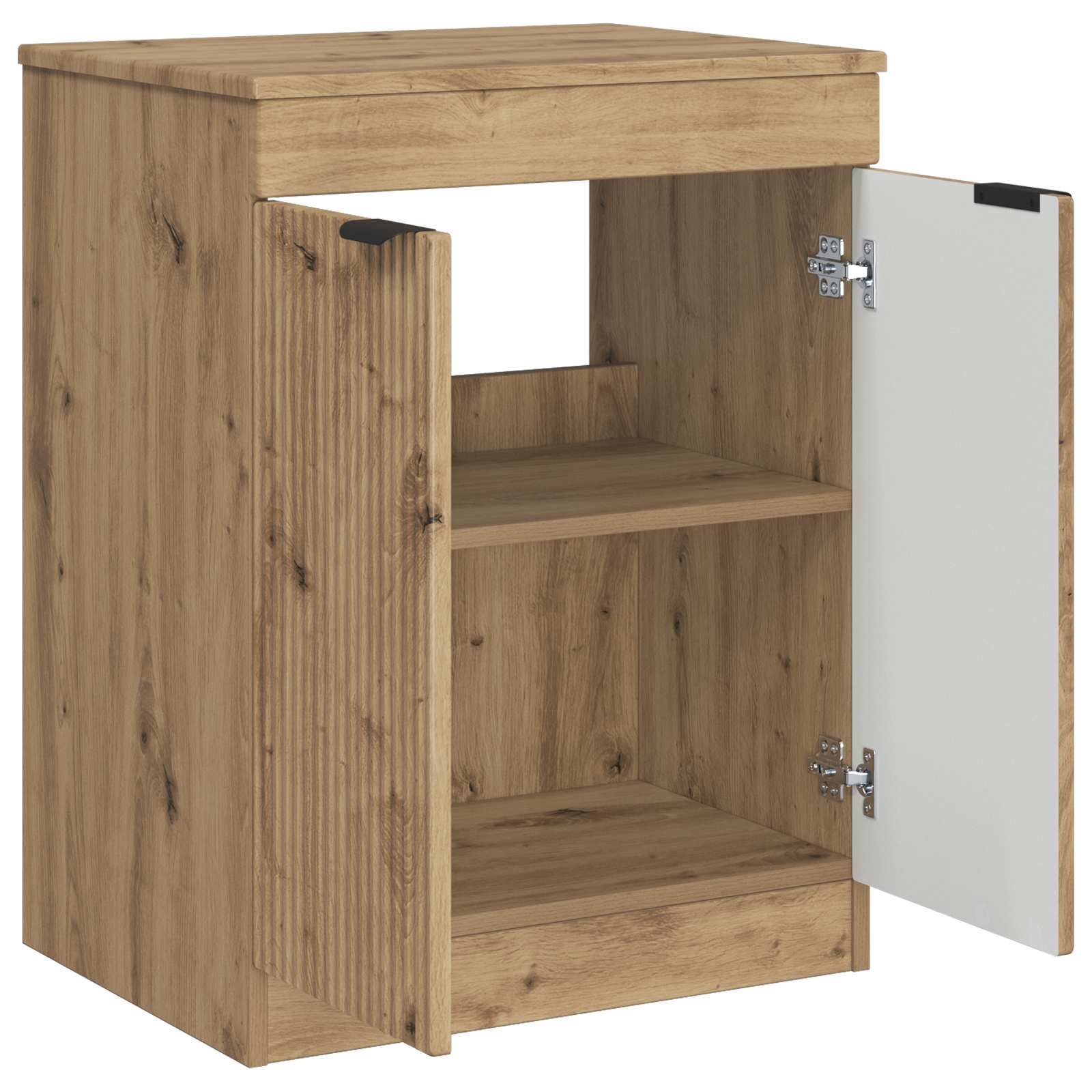 Badkamerkast Artisanaal eiken 54 x 41 x 70 cm Bewerkt hout