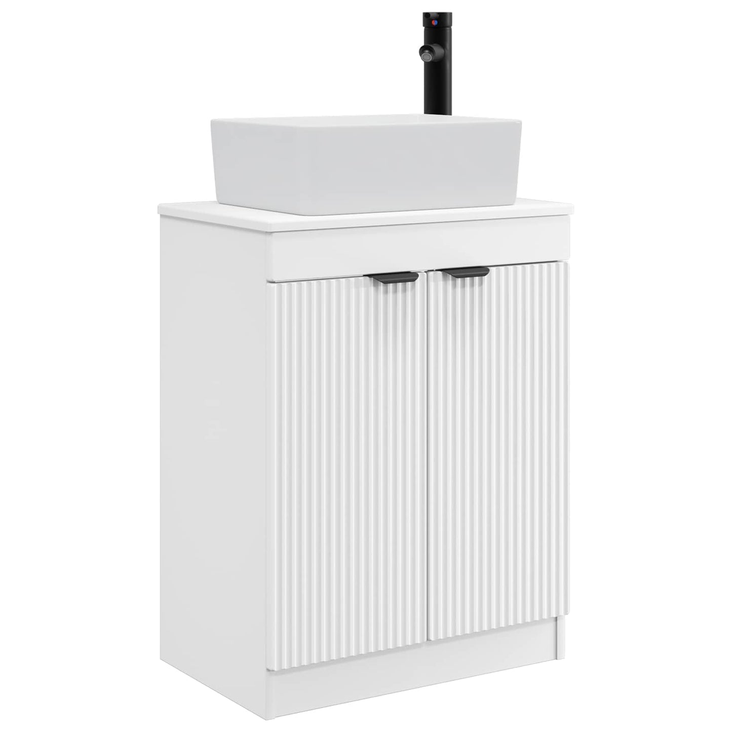 Badkamermeubel met Wasbak Wit 54 x 35 x 83 cm Bewerkt hout