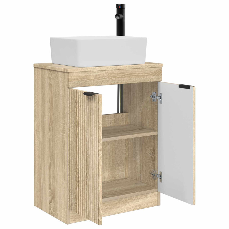 Badkamermeubel met Wasbak Sonoma Eiken 54 x 35 x 83 cm