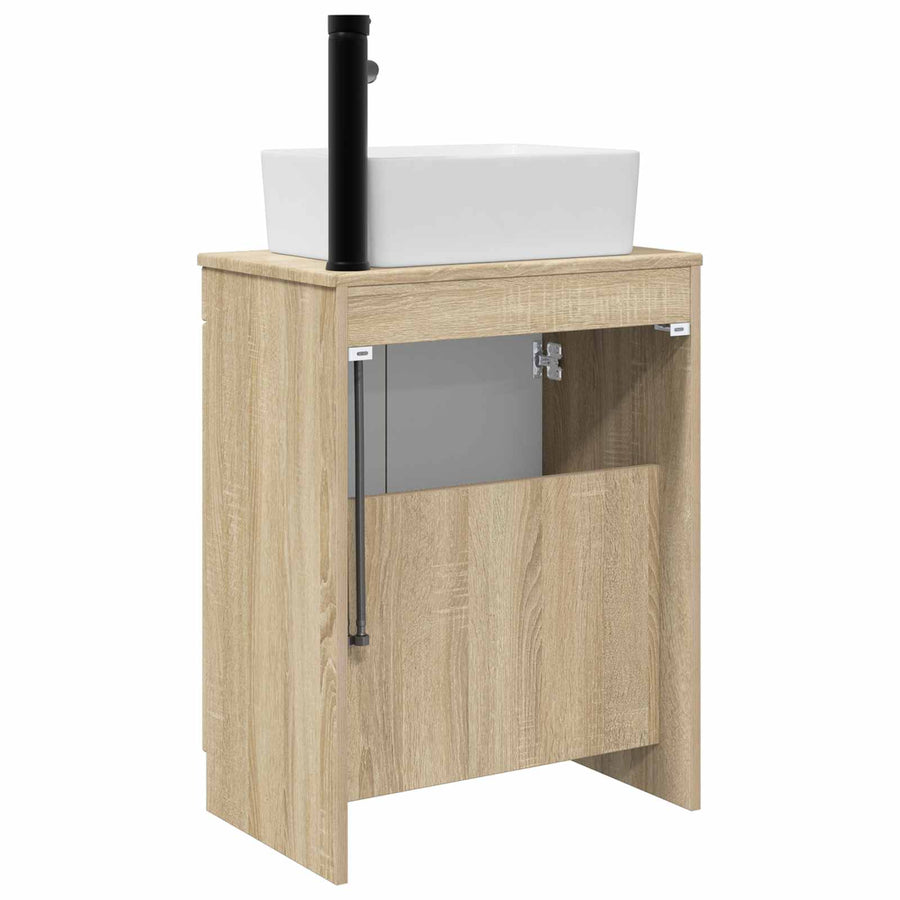 Badkamermeubel met Wasbak Sonoma Eiken 54 x 35 x 83 cm