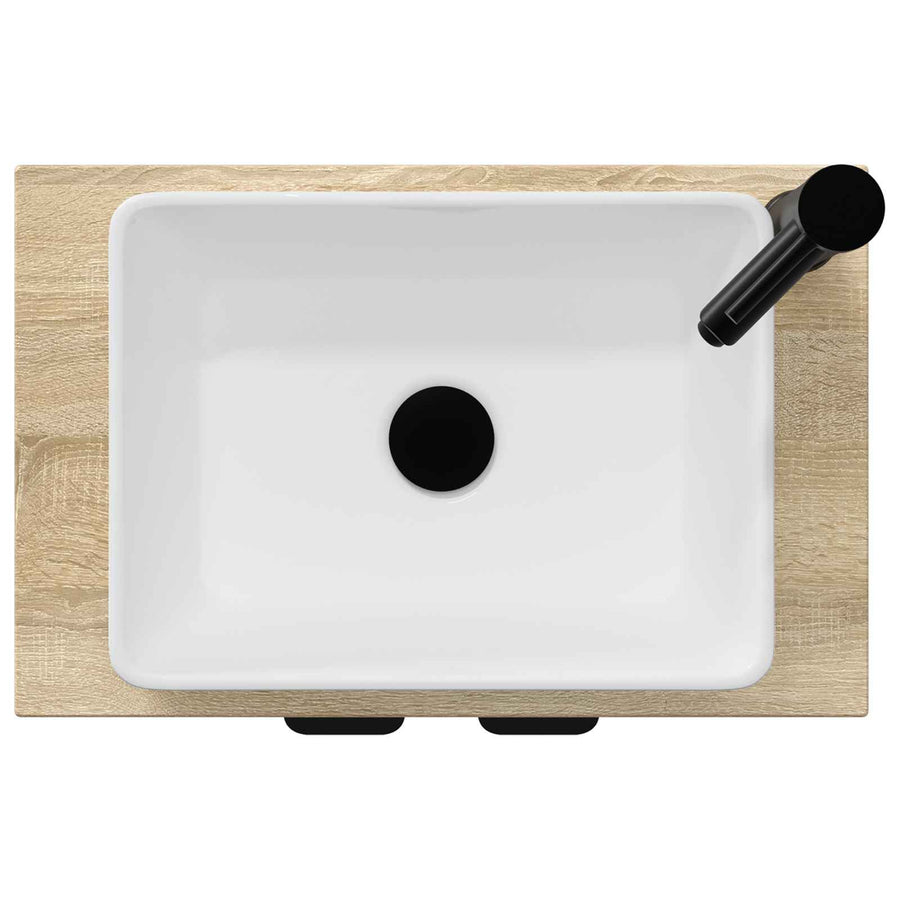 Badkamermeubel met Wasbak Sonoma Eiken 54 x 35 x 83 cm