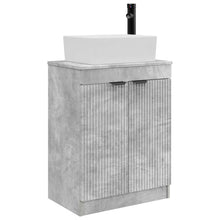 Badkamermeubel met Wasbak Betongrijs 54 x 35 x 83 cm