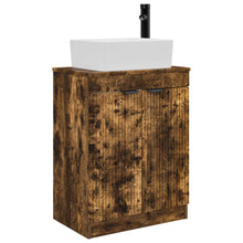 Badkamermeubel met Wasbak Gerookt eiken 54 x 35 x 83 cm