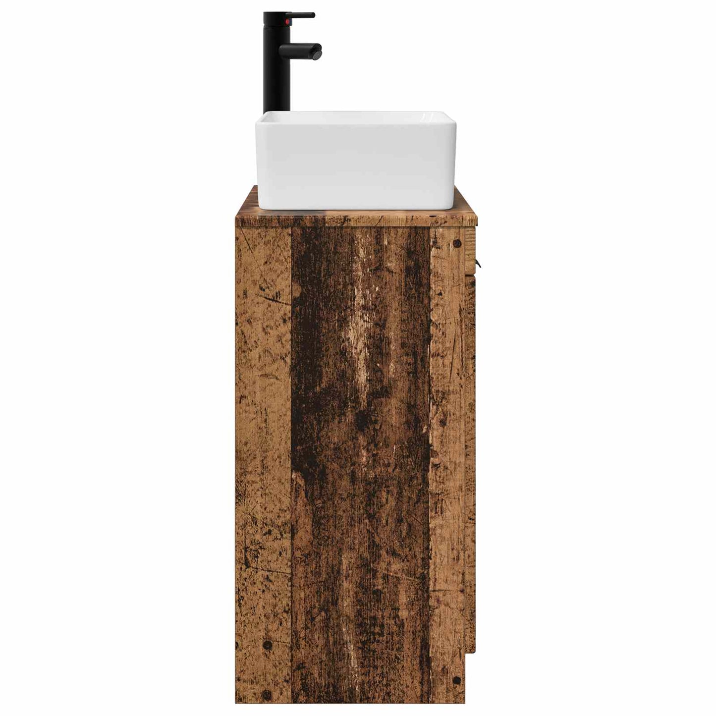 Badkamermeubel met Wasbak Oud hout 54 x 35 x 83 cm Bewerkt hout