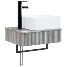 Wandgemonteerde Wastafel Grijs Sonoma 50 x 41 x 39 cm