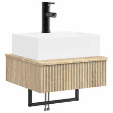 Wandgemonteerde Wastafel Sonoma Eiken 40 x 41 x 39 cm
