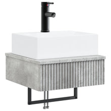 Wandgemonteerde Wastafel Betongrijs 40 x 41 x 39 cm