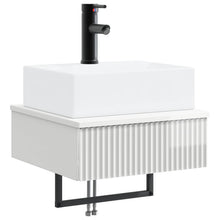 Wandgemonteerde Wastafel Hoogglans Wit 40 x 41 x 39 cm