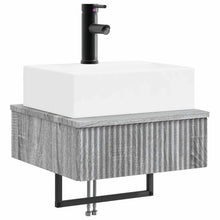Wandgemonteerde Wastafel Grijs Sonoma 40 x 41 x 39 cm