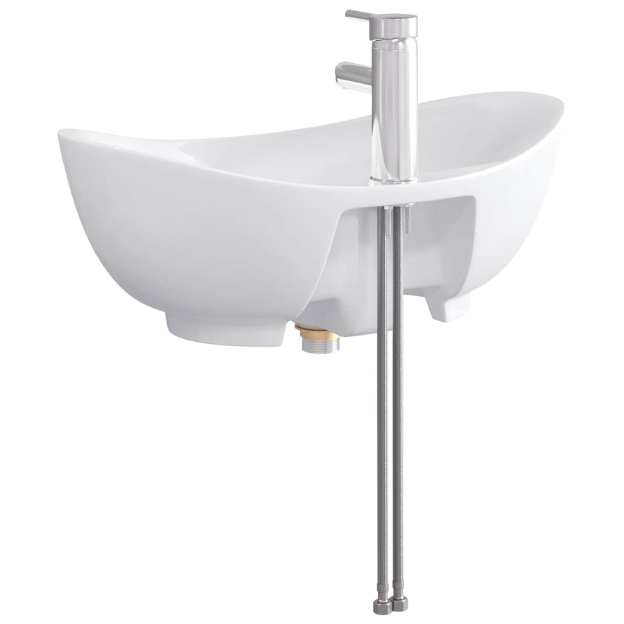 Badkamer Waskom Chroom 59 x 35 x 21 cm Metaal
