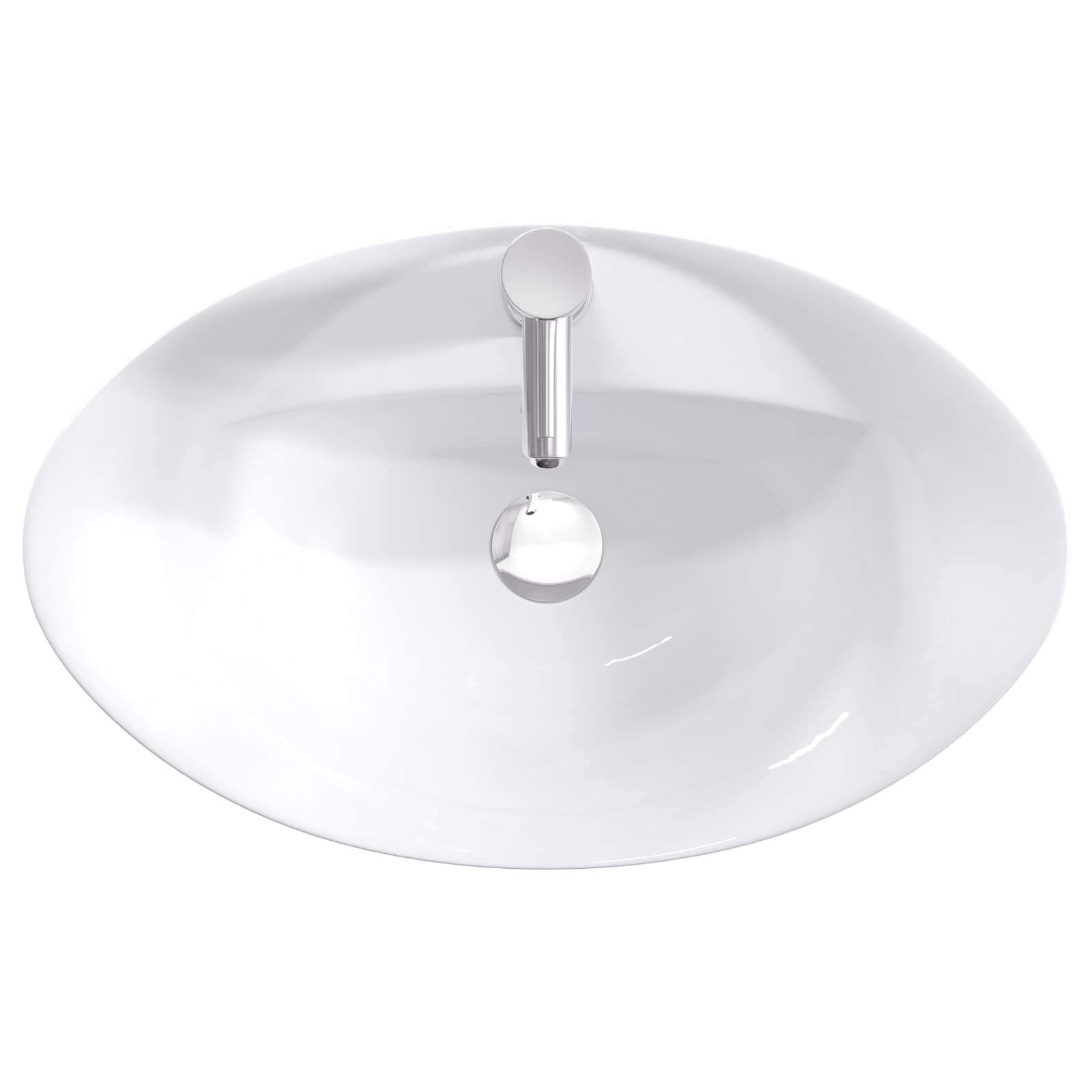 Badkamer Waskom Chroom 59 x 35 x 21 cm Metaal