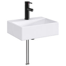 Badkamer Waskom Mat Zwart 39 x 30,5 x 12,5 cm Metaal