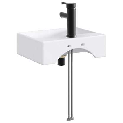 Badkamer Waskom Mat Zwart 39 x 30,5 x 12,5 cm Metaal