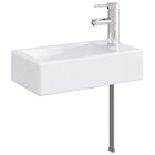 Waskom badkamer 45,5x25,5x13 cm chroom metaal