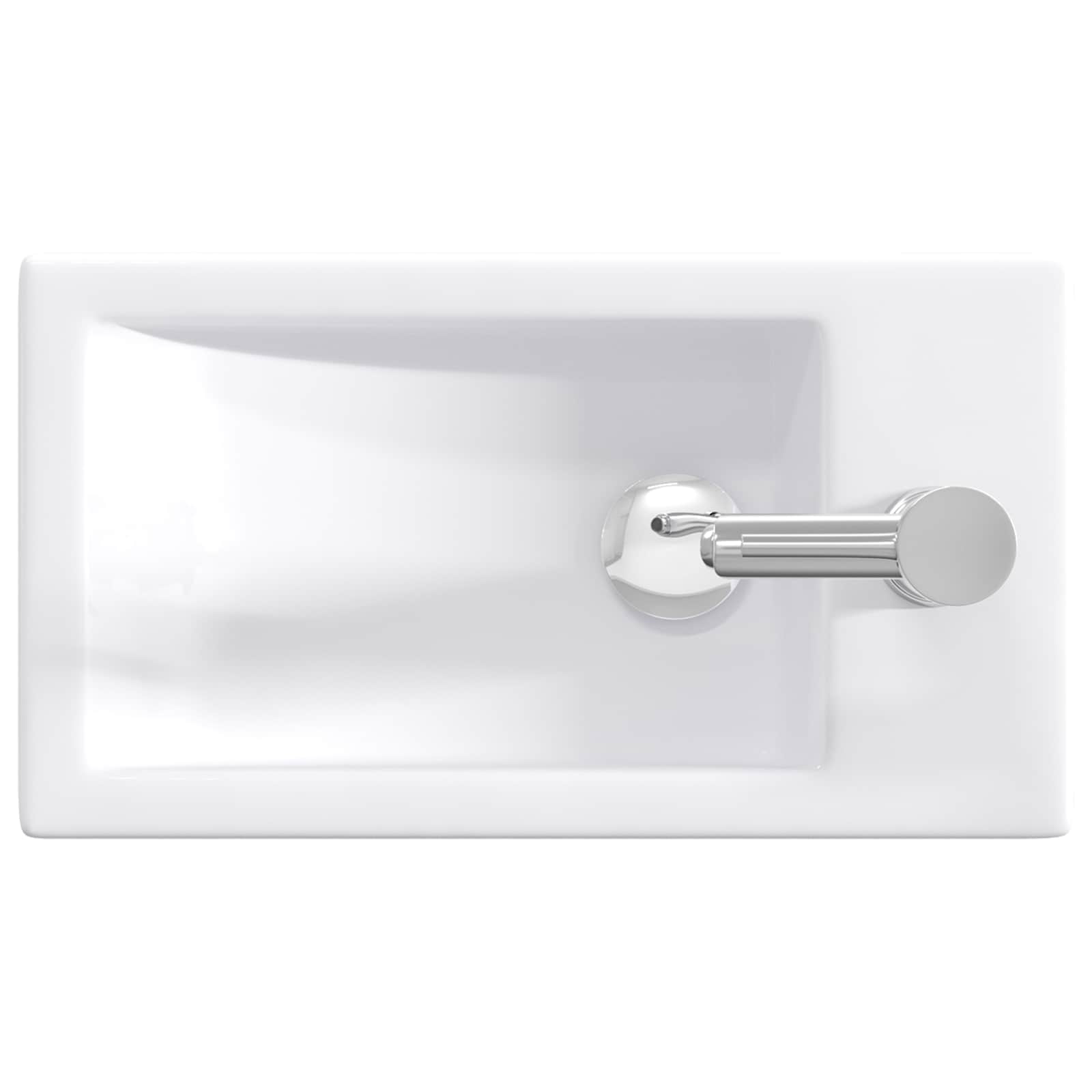 Badkamer Waskom Chroom 45,5 x 25,5 x 13 cm Metaal