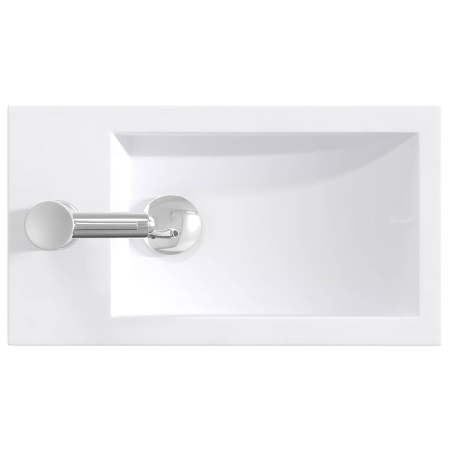 Badkamer Waskom Chroom 45,5 x 25,5 x 13 cm Metaal