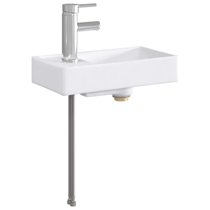 Badkamer Waskom Chroom 40,5 x 22,5 x 11,5 cm Metaal