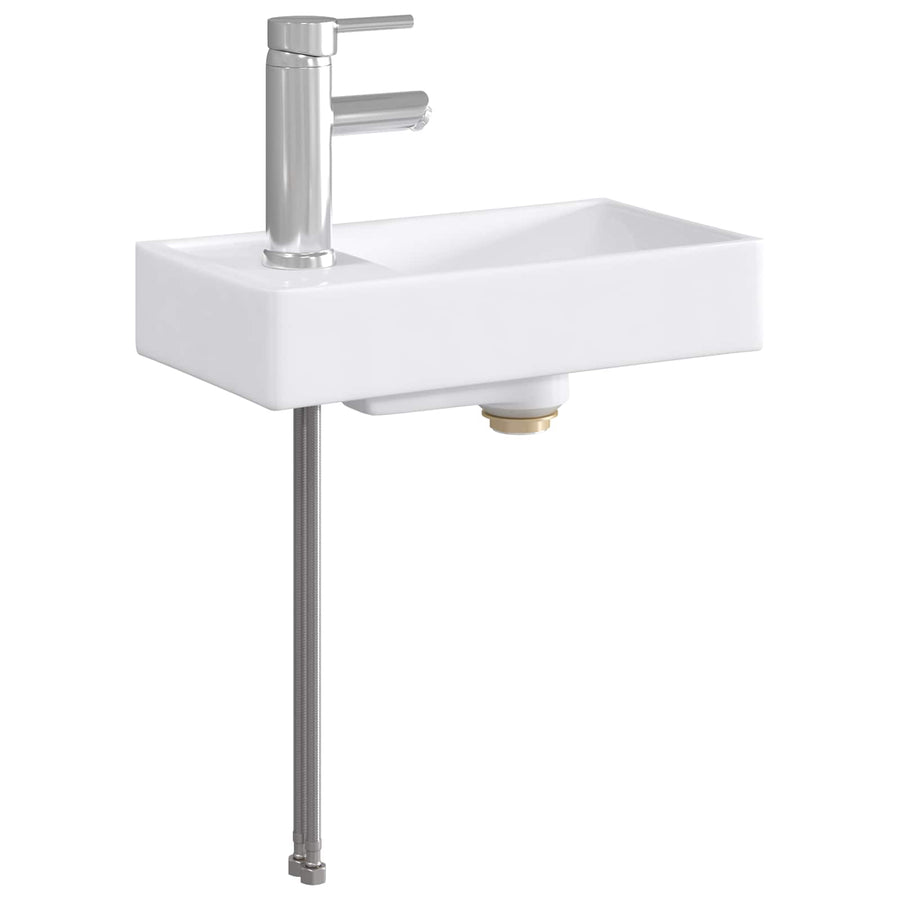 Badkamer Waskom Chroom 40,5 x 22,5 x 11,5 cm Metaal