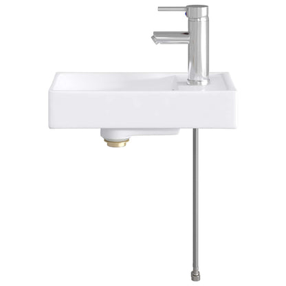 Badkamer Waskom Chroom 40,5 x 22,5 x 11,5 cm Metaal