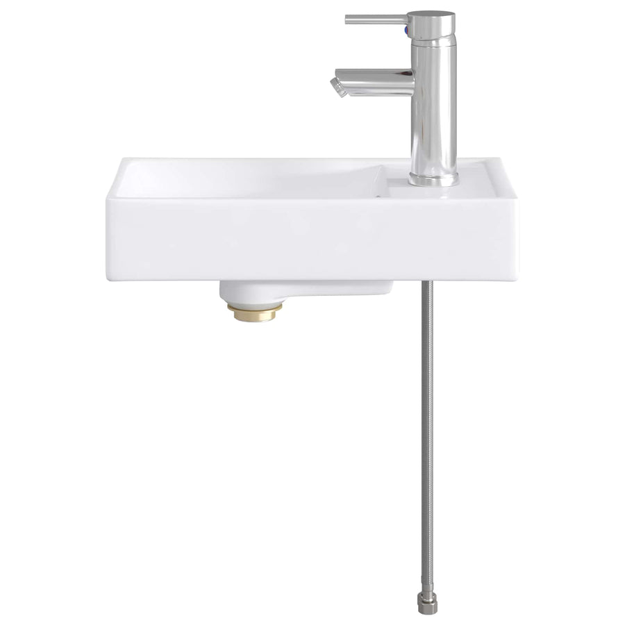 Badkamer Waskom Chroom 40,5 x 22,5 x 11,5 cm Metaal
