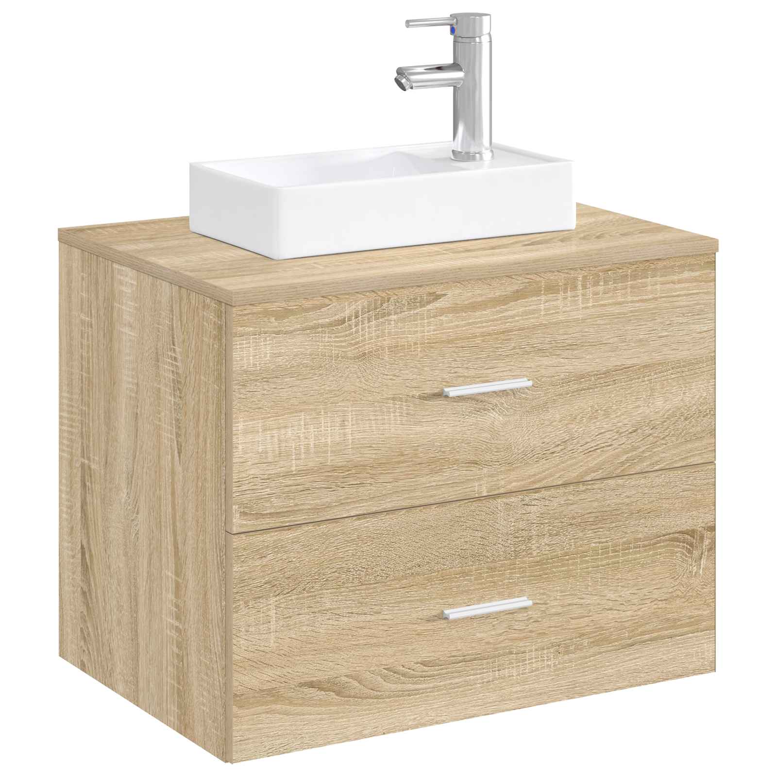 Badkamer Waskom Chroom 40,5 x 22,5 x 11,5 cm Metaal