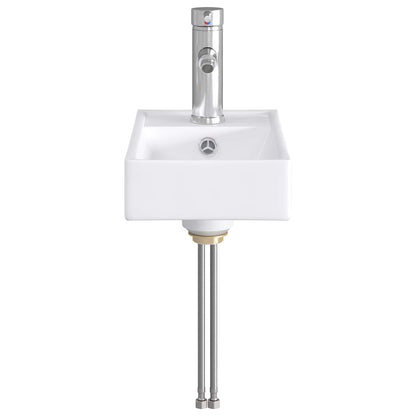 Badkamer Waskom Chroom 40,5 x 22,5 x 11,5 cm Metaal