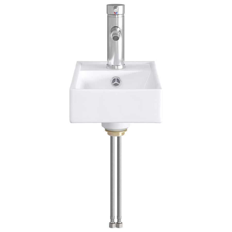Badkamer Waskom Chroom 40,5 x 22,5 x 11,5 cm Metaal