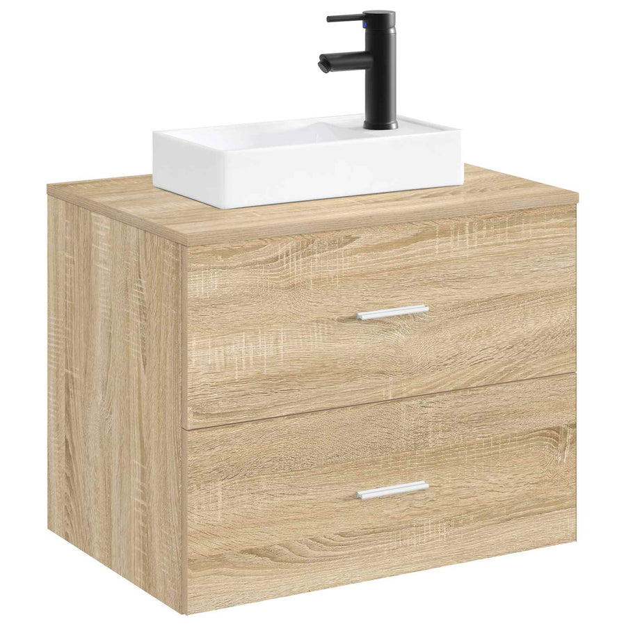 Badkamer Waskom Mat Zwart 40,5 x 22,5 x 11,5 cm Metaal