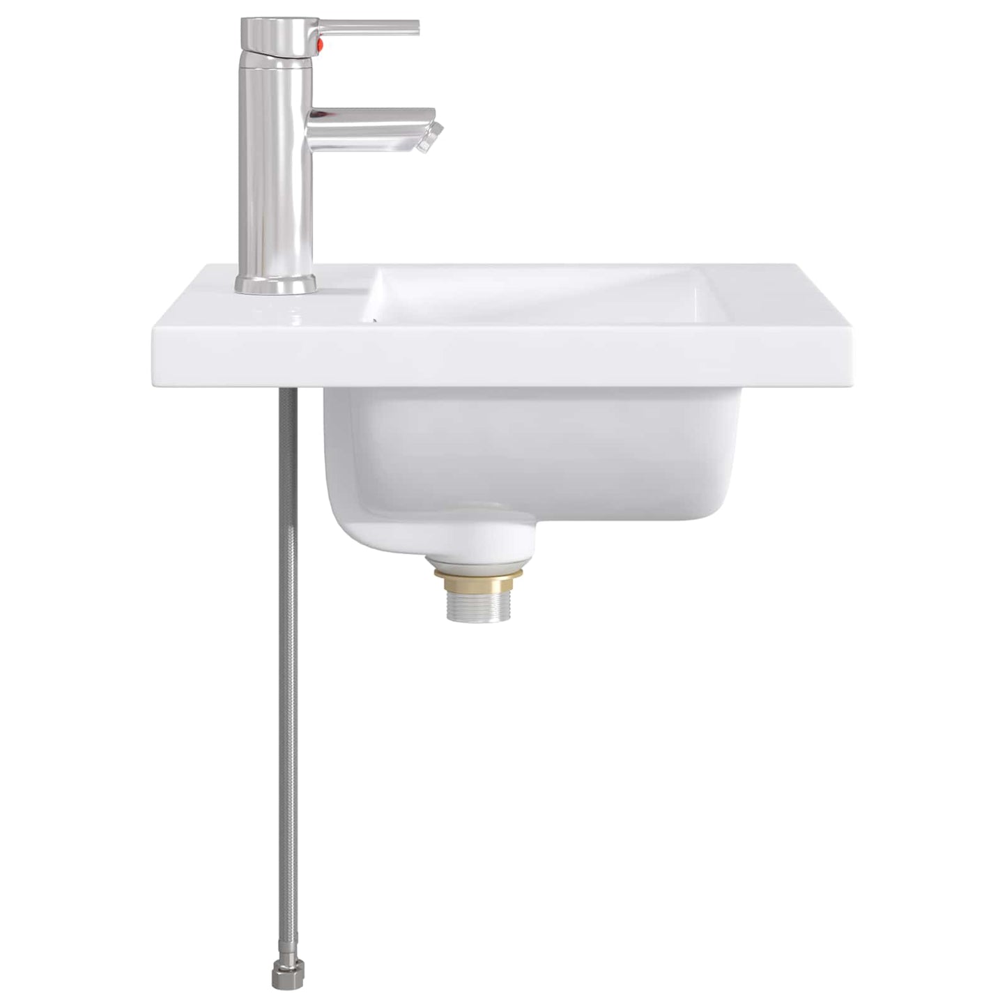 Badkamer Waskom Chroom 42 x 40 x 16,5 cm Metaal