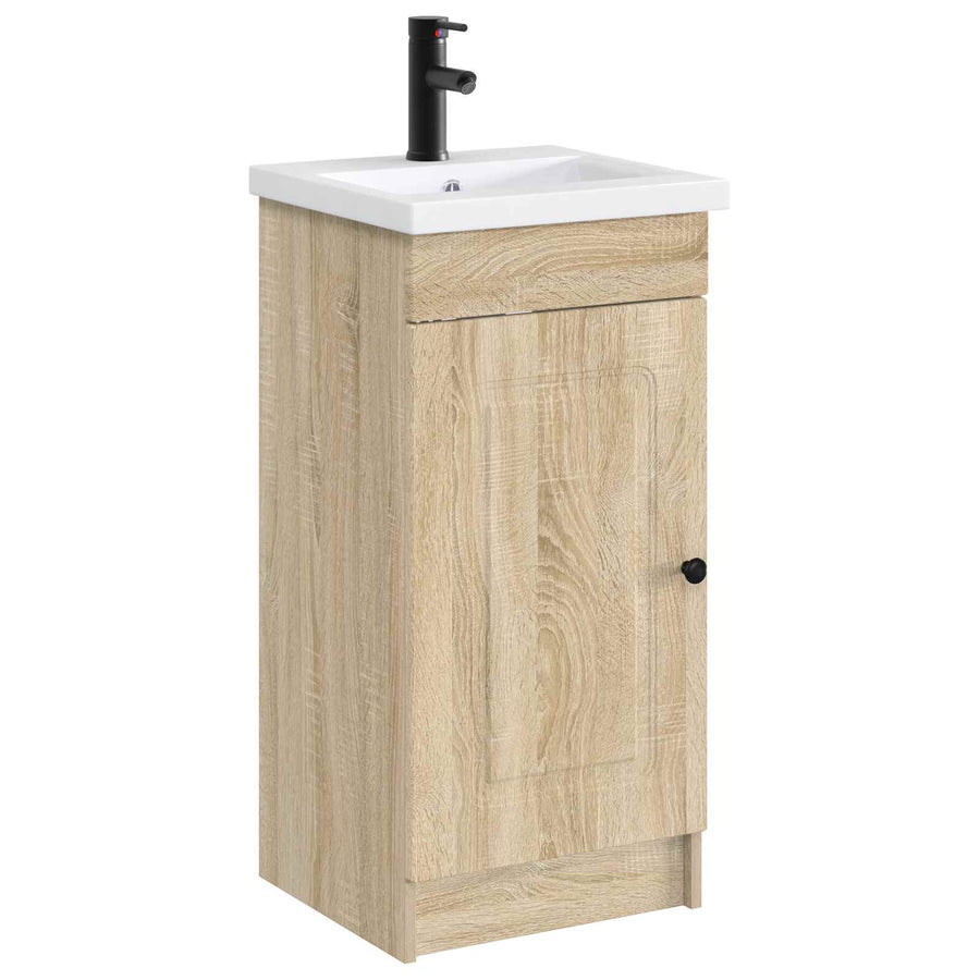 Badkamer Waskom Mat Zwart 42 x 40 x 16,5 cm Metaal