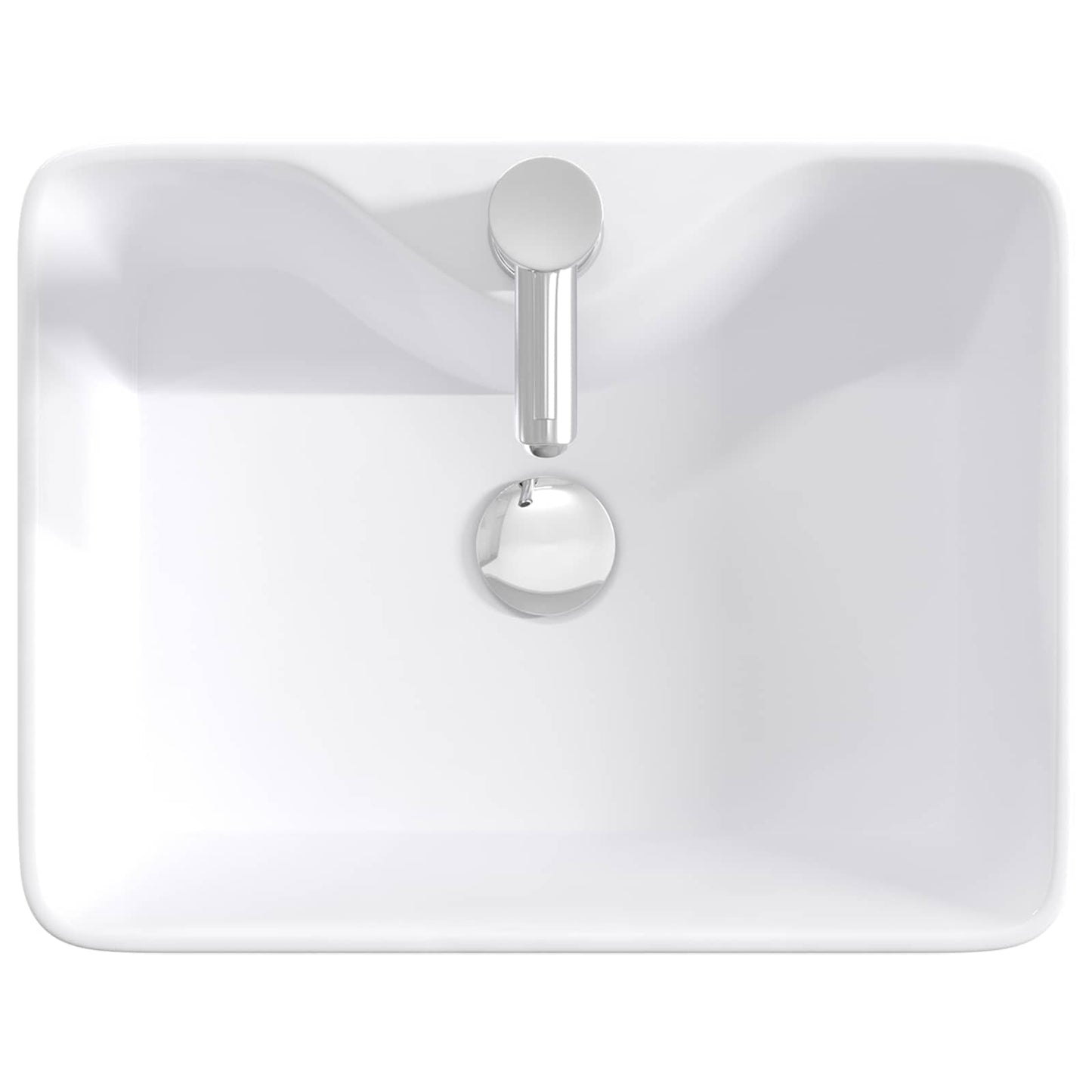 Badkamer Waskom Chroom 48,5 x 37,5 x 13 cm Metaal