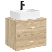 Badkamer Waskom Mat Zwart 48,5 x 37,5 x 13 cm Metaal
