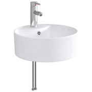 Waskom badkamer 40,5x40,5x15 cm chroom metaal