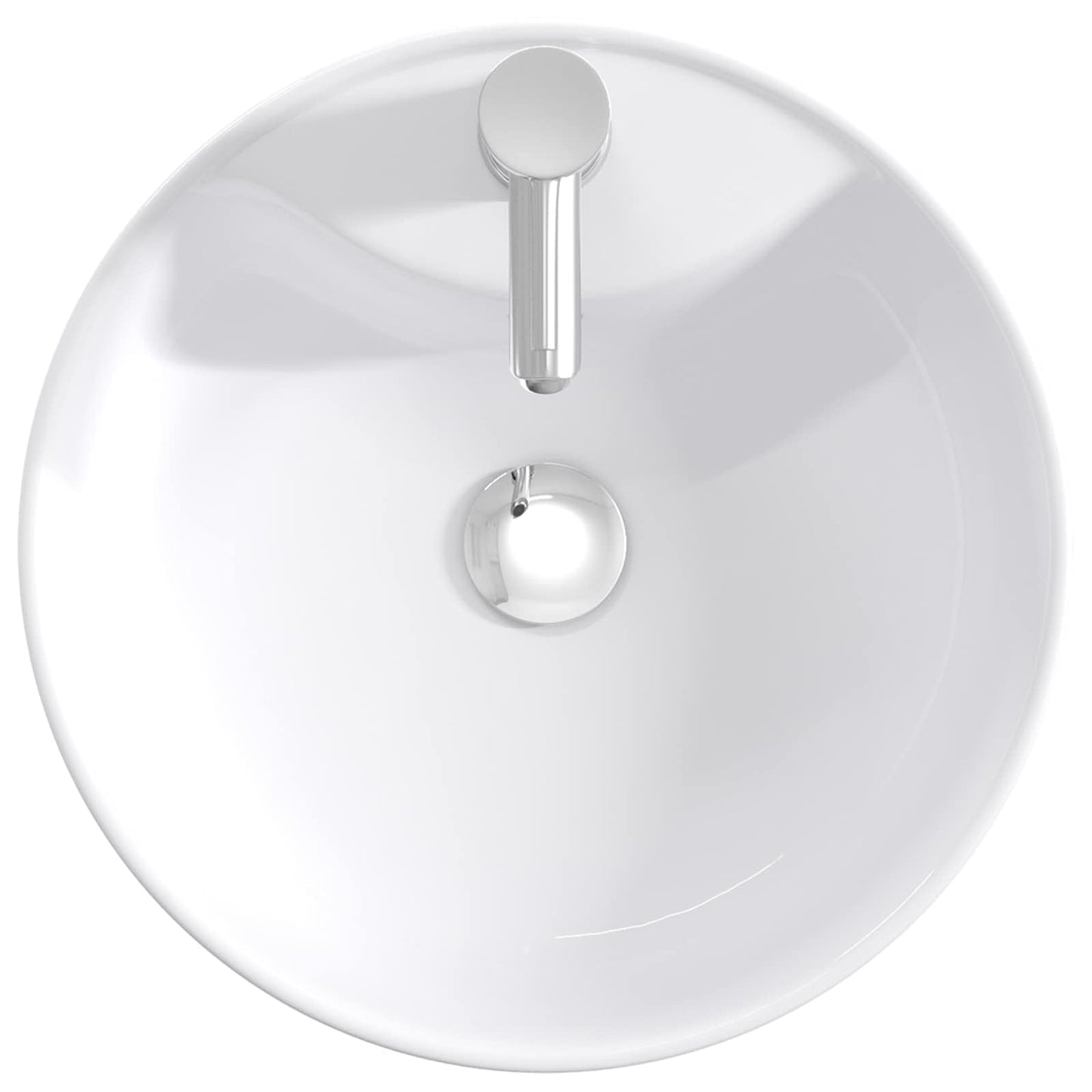 Badkamer Waskom Chroom 40,5 x 40,5 x 15 cm Metaal