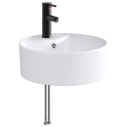 Badkamer Waskom Mat Zwart 40,5 x 40,5 x 15 cm Metaal