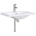 Waskom metaal chroom 61x40x16,5 cm