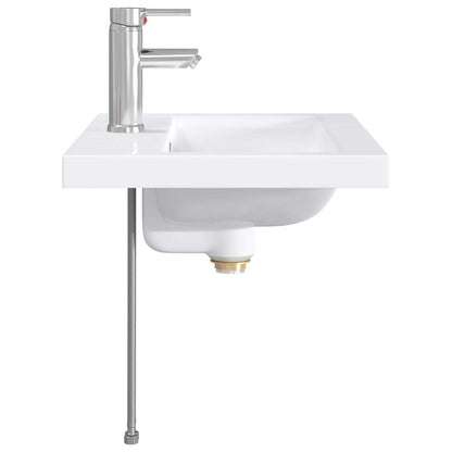 Badkamer Waskom Chroom 61 x 40 x 16,5 cm Metaal