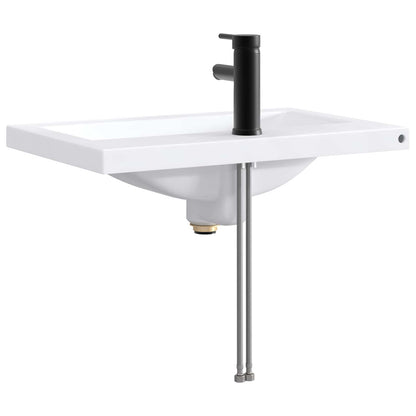 Badkamer Waskom Mat Zwart 61 x 40 x 16,5 cm Metaal