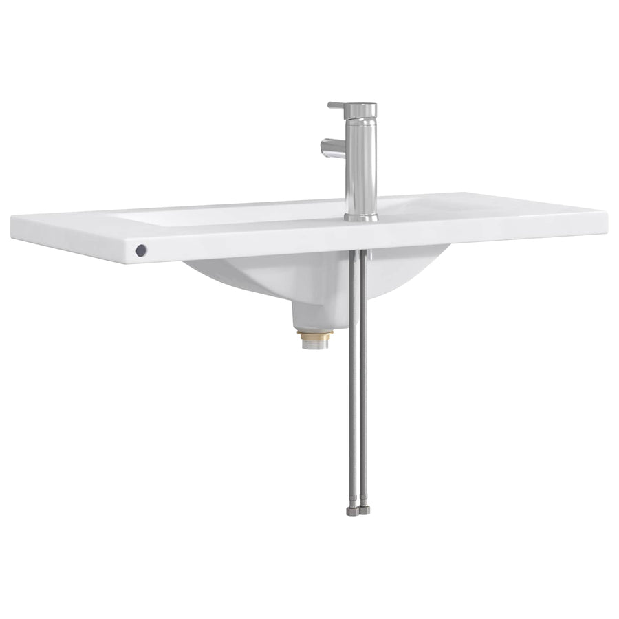 Badkamer Waskom Chroom 81 x 40 x 17,5 cm Metaal