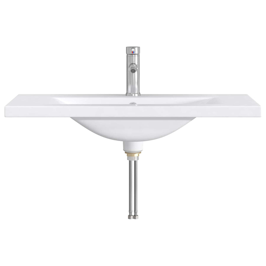 Badkamer Waskom Chroom 81 x 40 x 17,5 cm Metaal