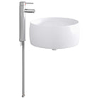 Badkamer waskom chroom 38,5x38,5x16 cm metaal