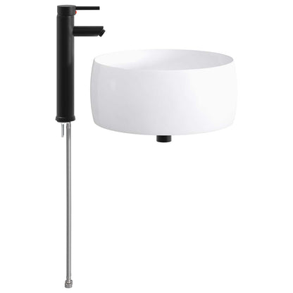 Badkamer Waskom Mat Zwart 38,5 x 38,5 x 16 cm Metaal