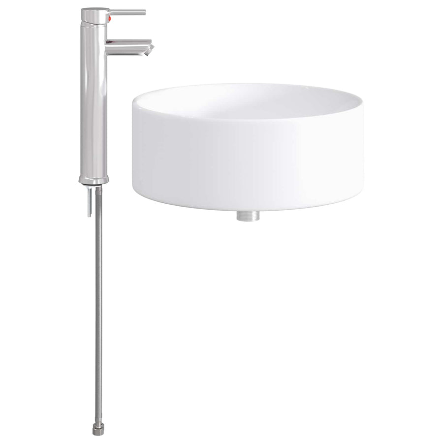 Badkamer Waskom Chroom 40,5 x 40,5 x 15,5 cm Metaal