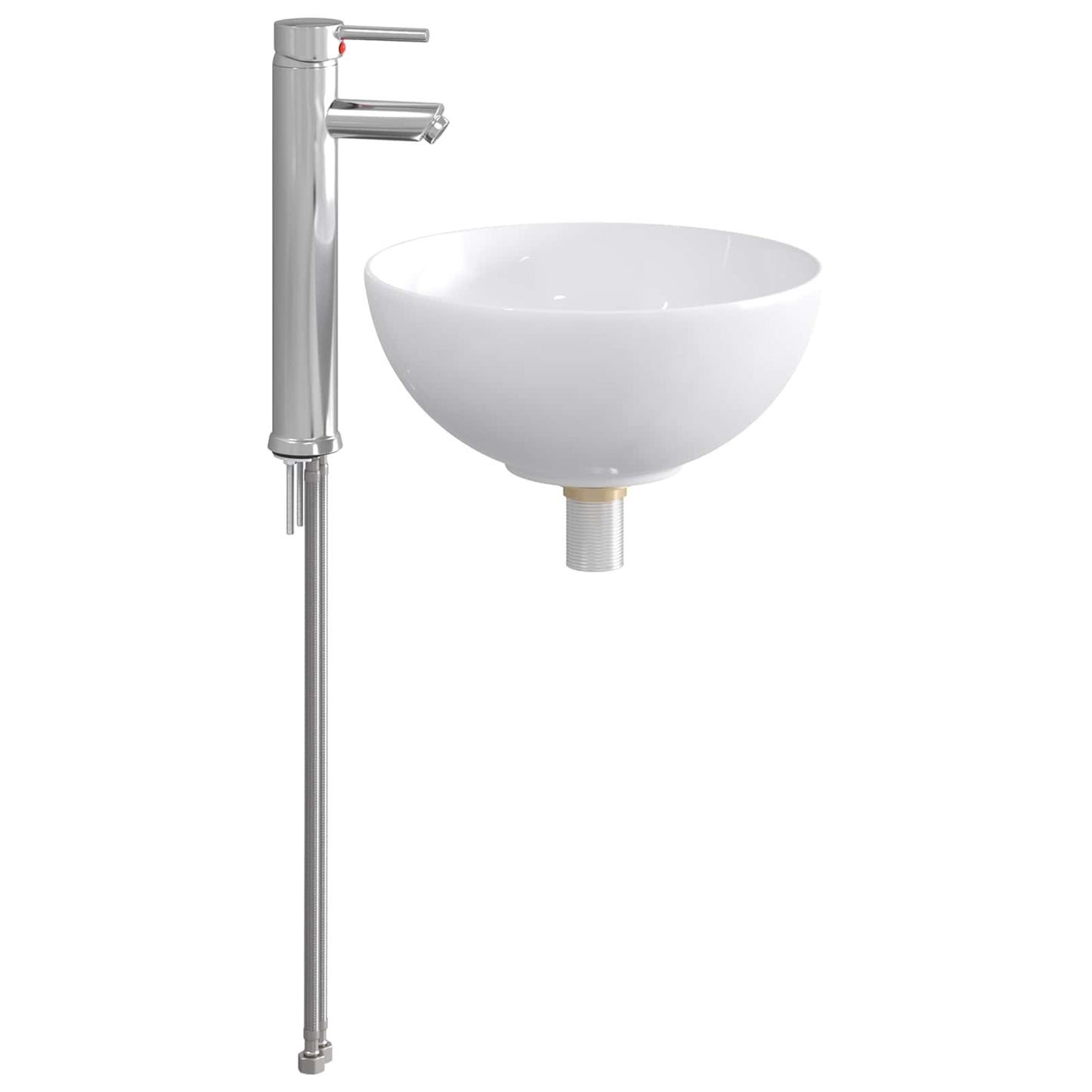 Badkamer Waskom Chroom 32 x 32 x 13 cm Metaal