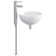 Waskom chroom 32x32x13 cm metaal
