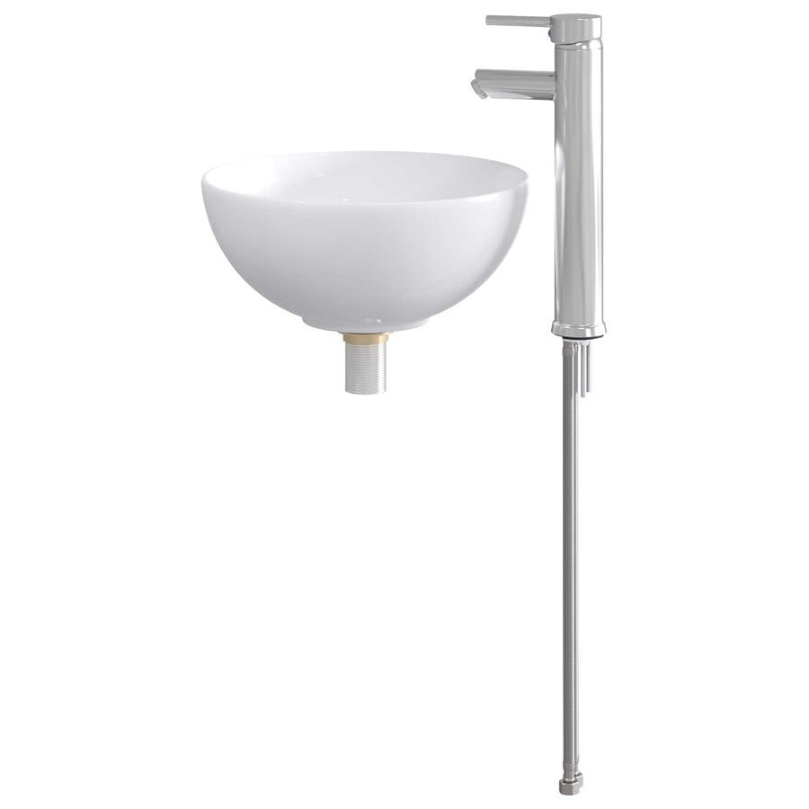 Badkamer Waskom Chroom 32 x 32 x 13 cm Metaal